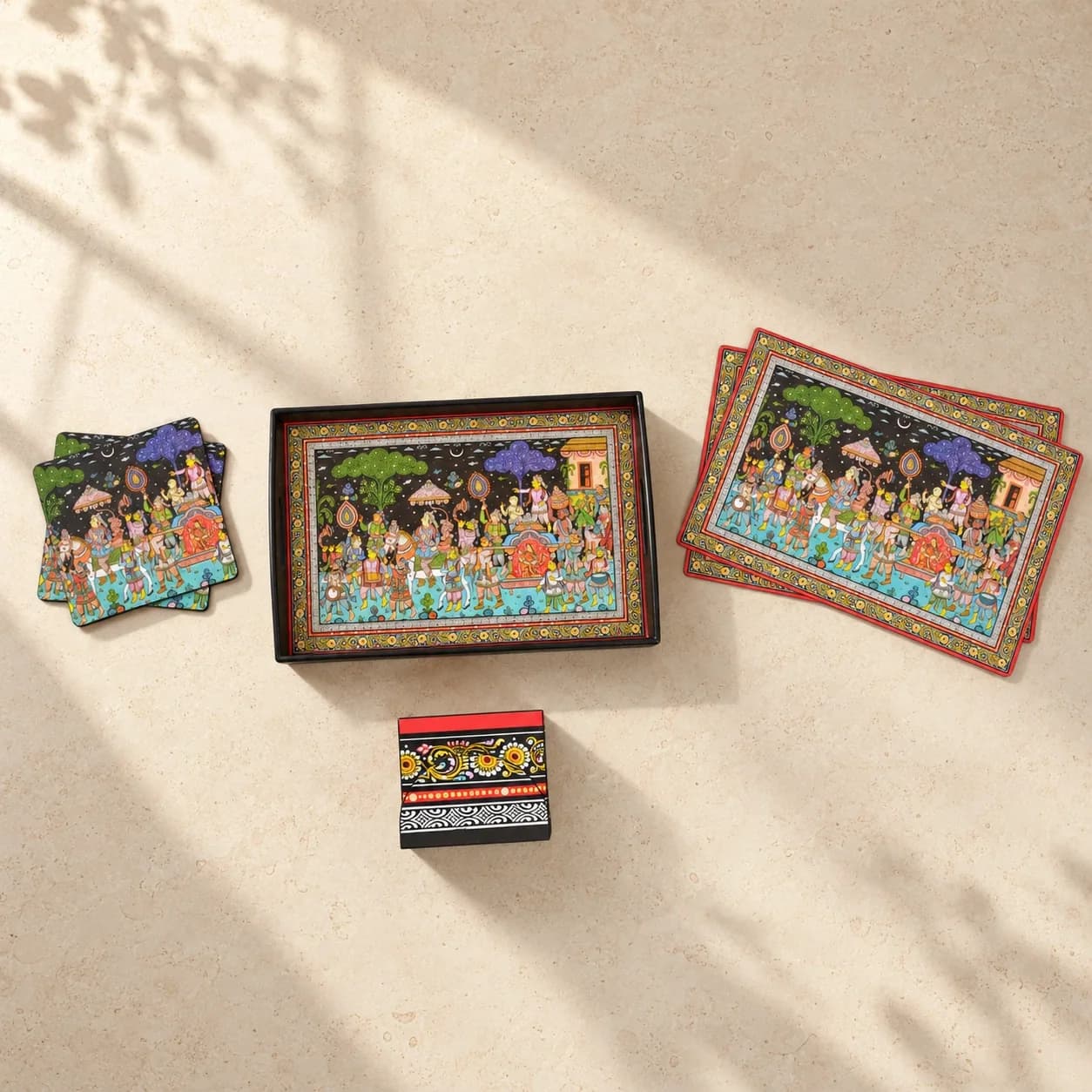 Pattachitra Dining & Serving Gift Set