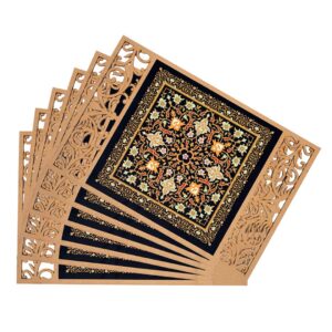 Table Mat Laser Cut (Set Of 6)