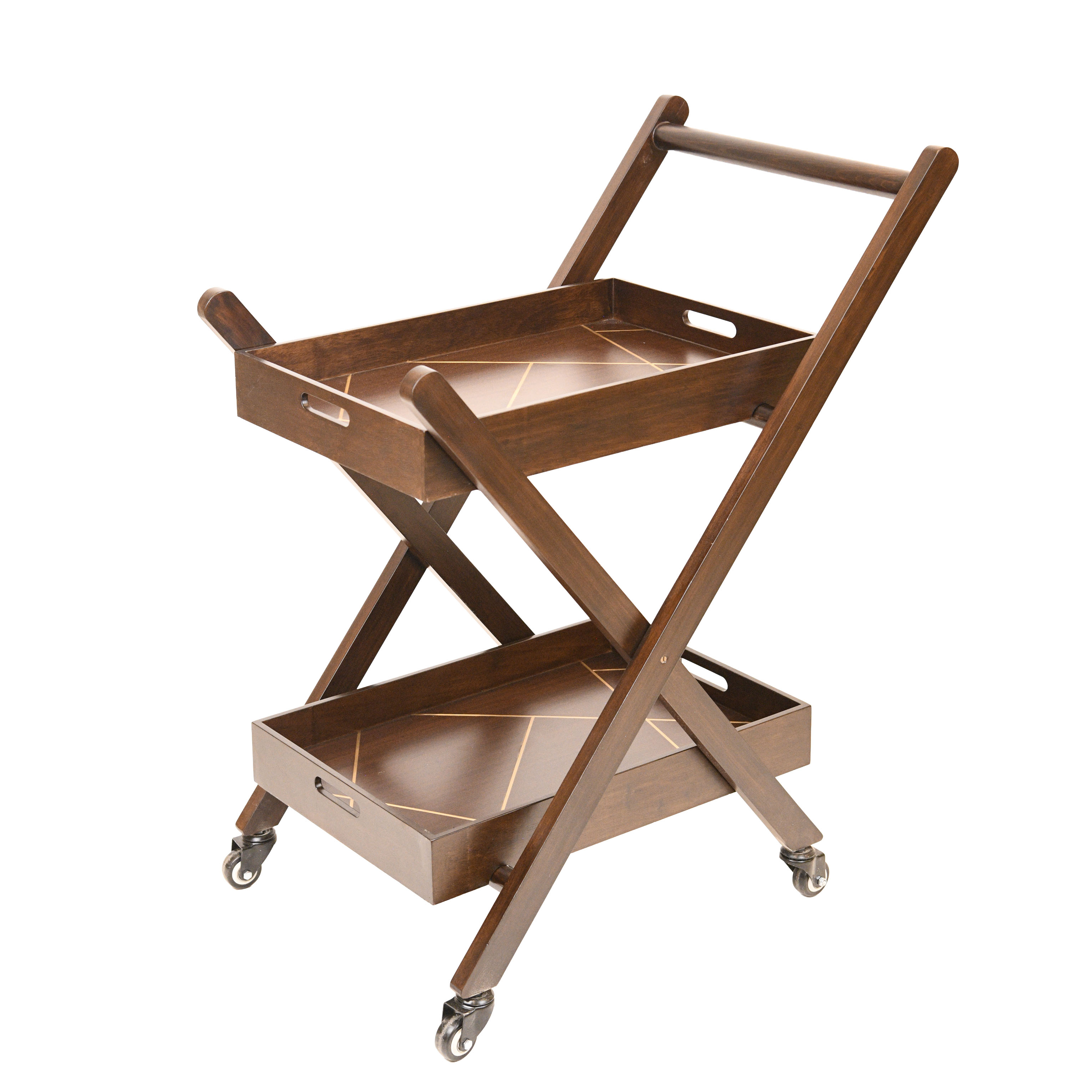 Hadley Food Trolley (Brass)