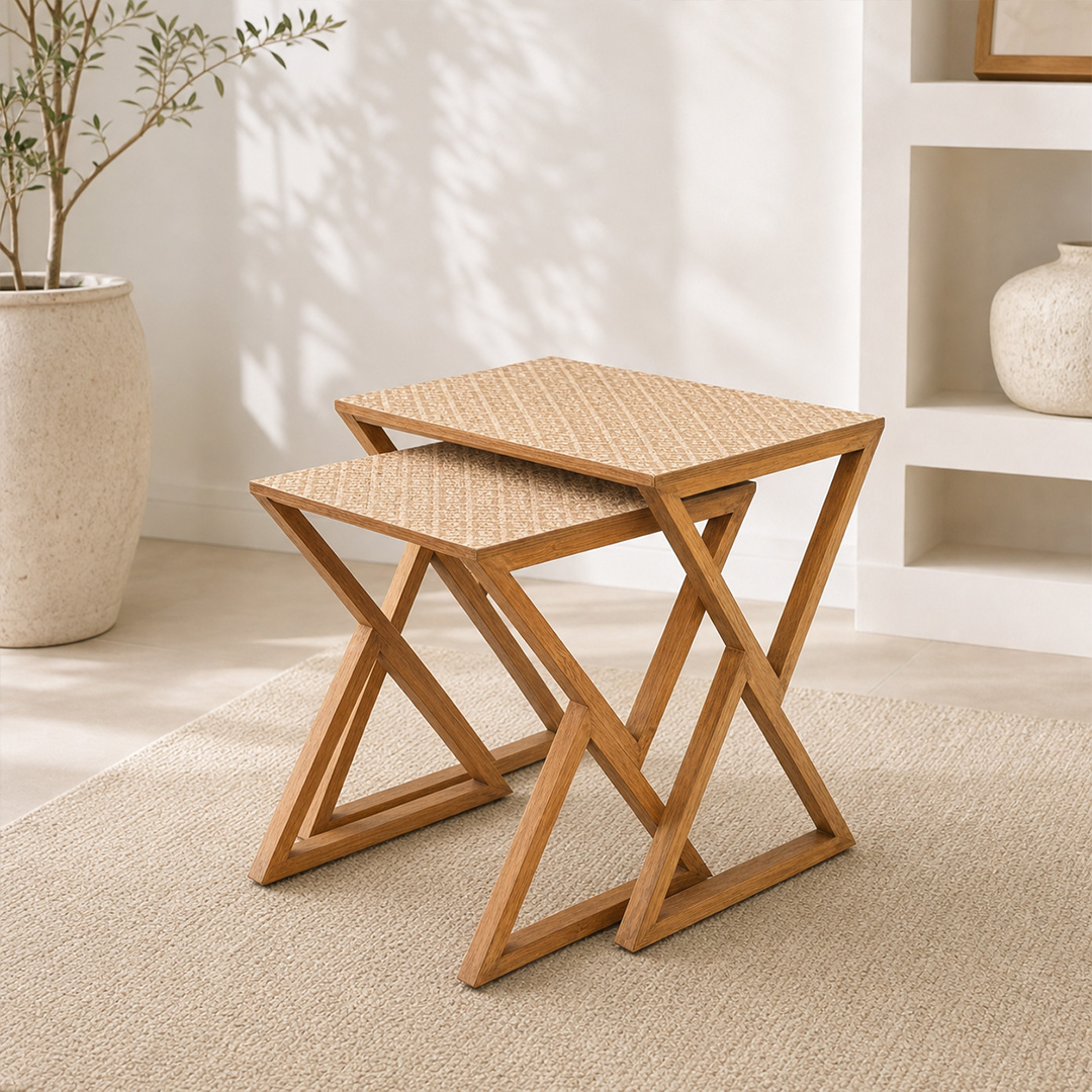 Eaton Nesting Table Mica (Set of 2)